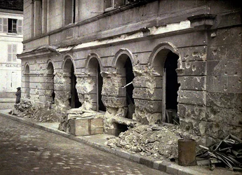 Soissons, After the Bombing on 5th July, Aisne, France, 1917